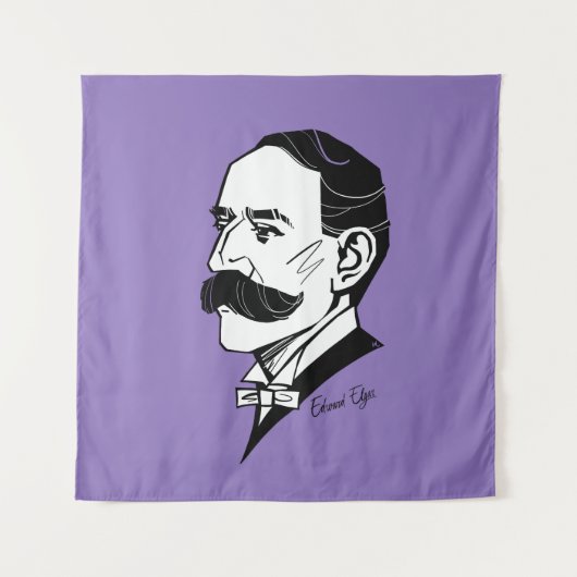 Edward Elgar Wandkleed (Voorkant)