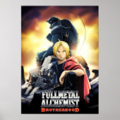 Edward en Alphonse Fullmetal Alchemist Brotherhoo Poster (Voorkant)