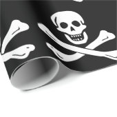 Edward England Pirate Flag Wrapping Paper Cadeaupapier (Rol Hoek)