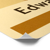 Edward Everett Square Travel Poster (Hoek)