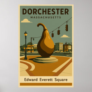 Edward Everett Square Travel Poster