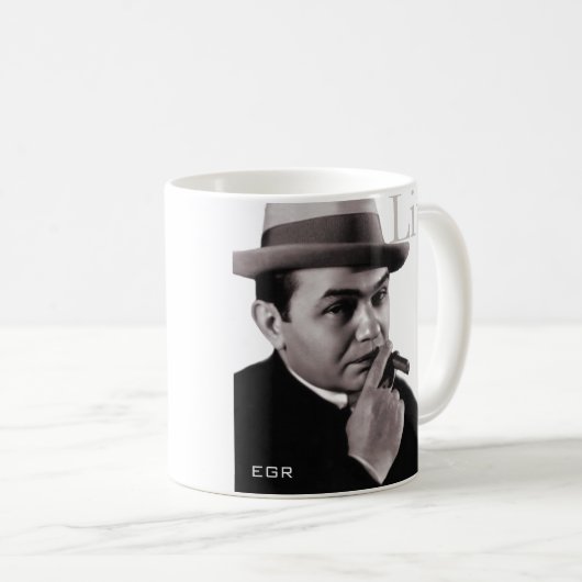 Edward G Robinson Little Caesar Coffee Mok (Voorkant rechts)