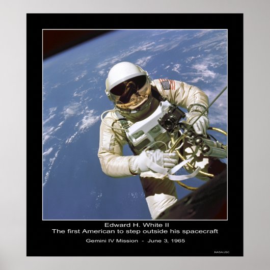 Edward H. White - De eerste Amerikaan aan bij Step Poster (Voorkant)