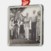 Edward, Hertog van Windsor (1894-1972) en Wallis,  Metalen Ornament (Links)