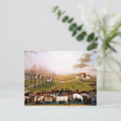 Edward Hicks - Een Uitzicht van de Indische Zomer  Briefkaart (Staand voorkant)