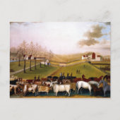 Edward Hicks - Een Uitzicht van de Indische Zomer  Briefkaart (Voorkant)