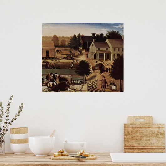 Edward Hicks Ingezetenschap van David Twining Poster (Keuken)