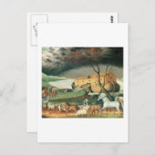 Edward Hicks Noah's Ark Briefkaart (Voorkant / Achterkant)