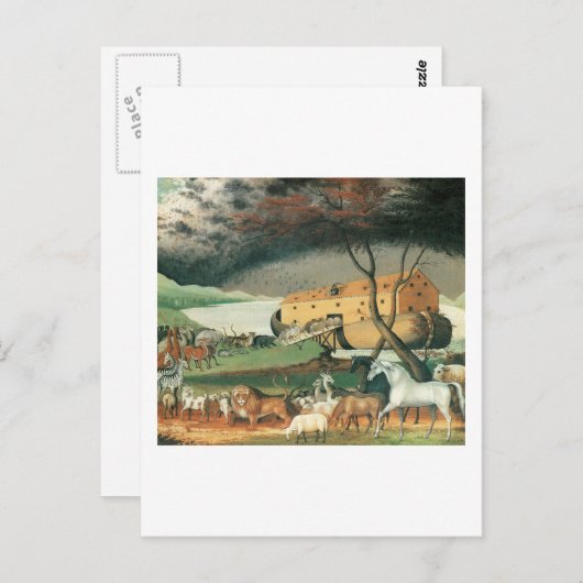 Edward Hicks Noah's Ark Briefkaart (Voorkant / Achterkant)