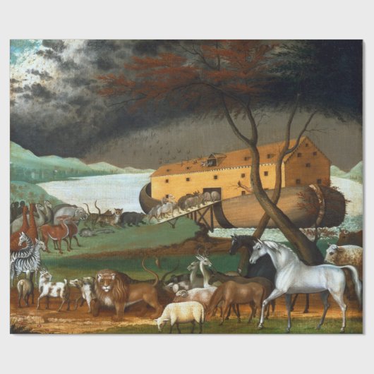 Edward Hicks Noah's Ark Cadeaupapier (Vlak)