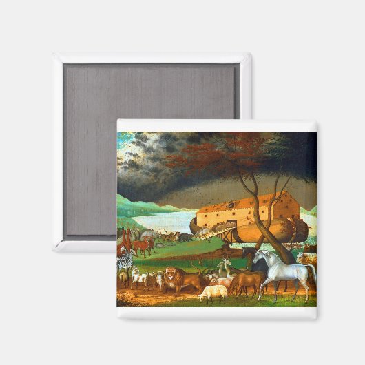 Edward Hicks Noah's Ark Magneet (Voorkant / Achterkant)