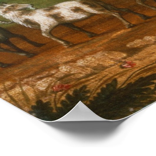 Edward Hicks - Noah's Ark Poster (Hoek)