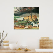 Edward Hicks Noah's Ark Poster (Keuken)