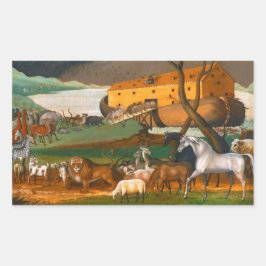 Edward Hicks Noah's Ark Rechthoekige Sticker