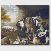 Edward Hicks The Peaceable Kingdom Cadeaupapier (Vlak)