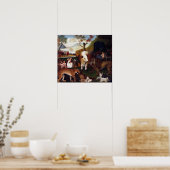 Edward Hicks The Peaceable Kingdom Poster (Keuken)