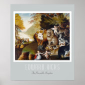 Edward Hicks - The Peaceable Kingdom Poster (Voorkant)