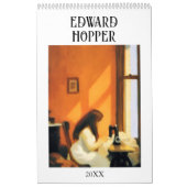 Edward Hopper Artistic Aesthetic Wall Calendar Kalender (Hoes)