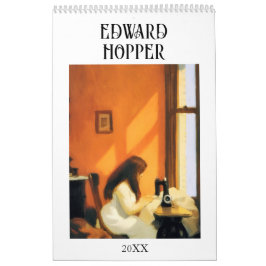Edward Hopper Artistic Aesthetic Wall Calendar Kalender
