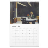 Edward Hopper Artistic Aesthetic Wall Calendar Kalender (Feb 2026)