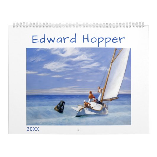 Edward Hopper Artistieke Wandkalender Kalender (Hoes)