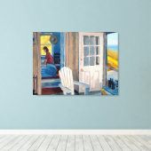 edward hopper canvas afdruk (Insitu (Houten vloer))
