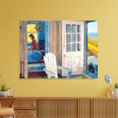 edward hopper canvas afdruk (Insitu (Woonkamer))