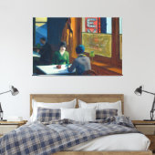 Edward Hopper - Chop Suey (1930) Canvas Afdruk (Insitu (Slaapkamer))