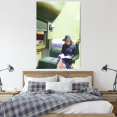 Edward Hopper - Compartiment C Canvas Afdruk (Insitu (Slaapkamer))