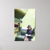 Edward Hopper - Compartiment C Canvas Afdruk (Voorkant)