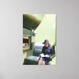 Edward Hopper - Compartiment C Canvas Afdruk