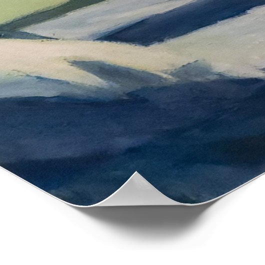 Edward Hopper Girl Wall Art Design Poster (Hoek)