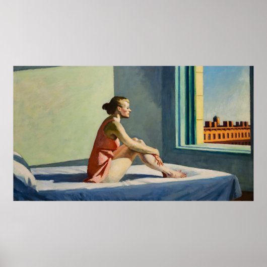 Edward Hopper Girl Wall Art Design Poster (Voorkant)