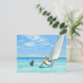 Edward Hopper Ground Swell (1939) Fine Art Briefkaart (Staand voorkant)