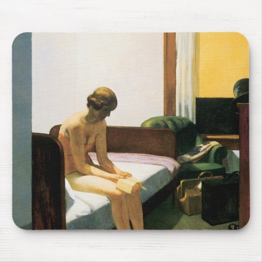 Edward Hopper Hotel Room Muismat (Voorkant)