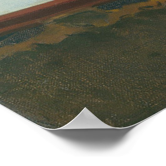 Edward Hopper House bij de spoorweg Poster (Hoek)