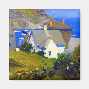 Edward Hopper Monhegan Houses Magneet