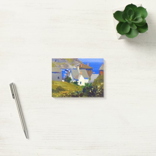 Edward Hopper Monhegan Houses Post-it® Notes (Kantoor)