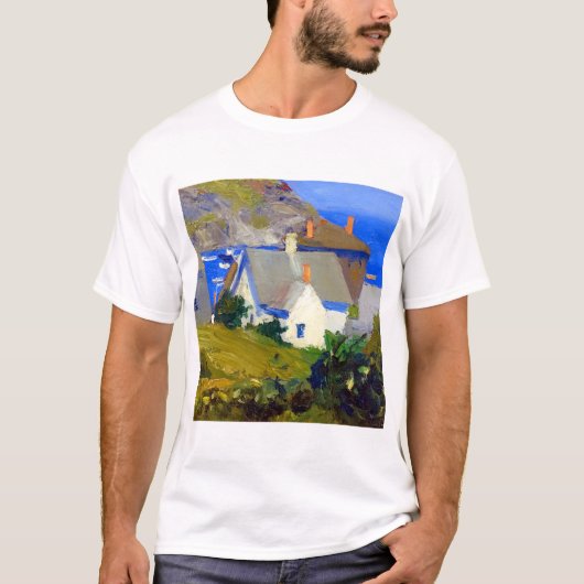 Edward Hopper Monhegan Houses T-shirt (Voorkant)