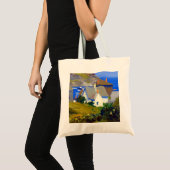Edward Hopper Monhegan Houses Tote Bag (Voorkant (product))