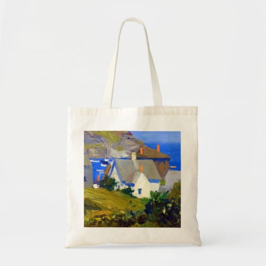 Edward Hopper Monhegan Houses Tote Bag (Voorkant)