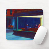 Edward Hopper Nighthawks Muismat (Met muis)