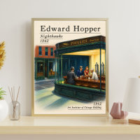 Edward Hopper Print | Nighthawks Poster