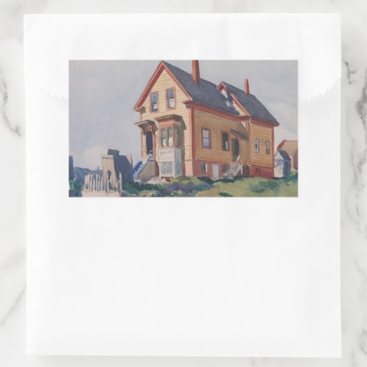 edward hopper rechthoekige sticker (Tas)