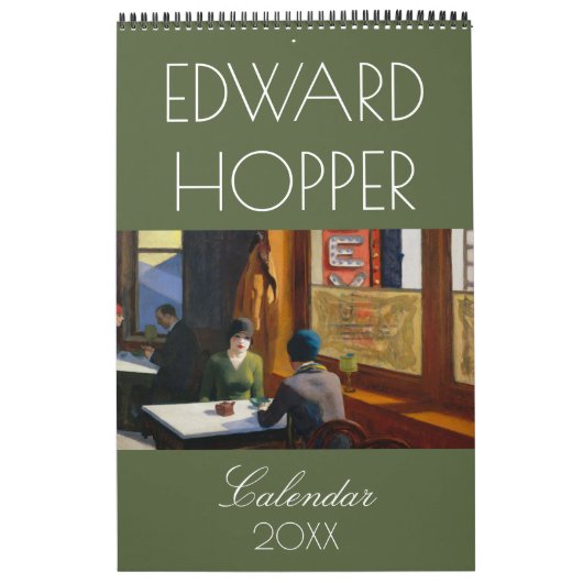 Edward Hopper schilderijen 2026 muurkalender Kalender (Hoes)