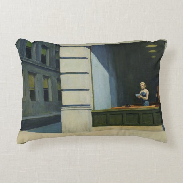 edward hopper schilderijen kunst accent kussen (Voorkant)
