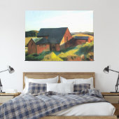edward hopper schilderijen kunst canvas afdruk (Insitu (Slaapkamer))