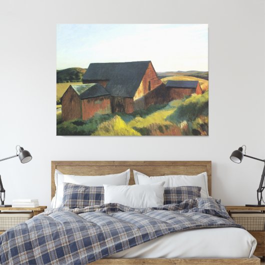 edward hopper schilderijen kunst canvas afdruk (Insitu (Slaapkamer))