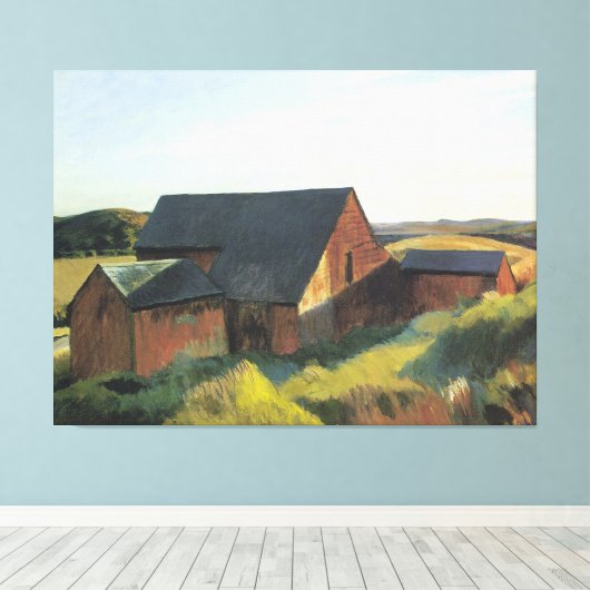 edward hopper schilderijen kunst canvas afdruk (Insitu (Houten vloer))