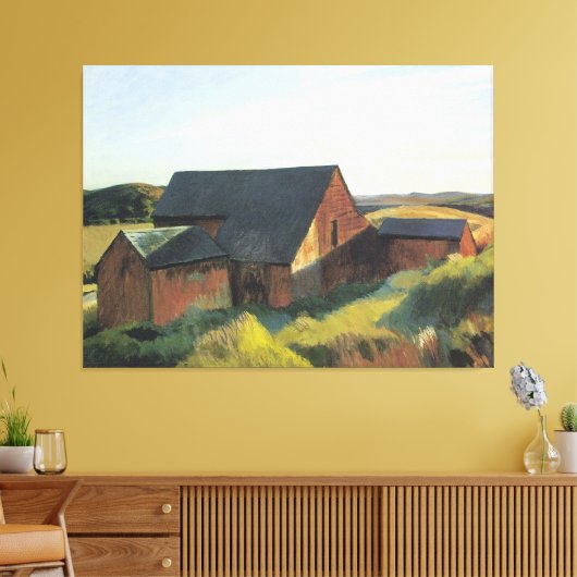 edward hopper schilderijen kunst canvas afdruk (Insitu (Woonkamer))